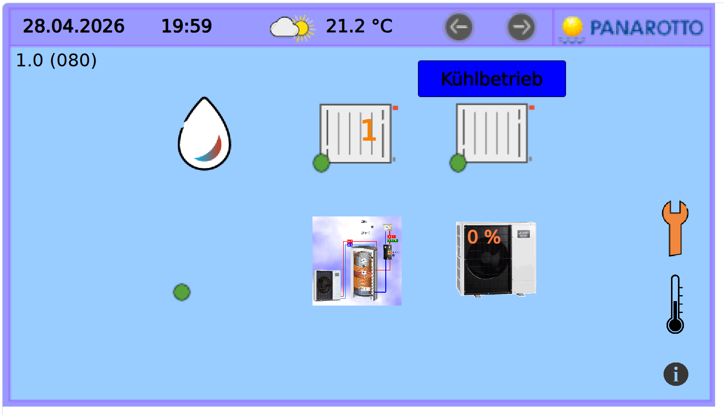 Visualisierung Anlage